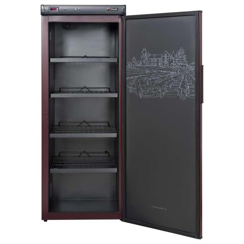 Cave à vin Climadiff CV295B2, Cave à vin de vieillissement Coloris Bordeaux