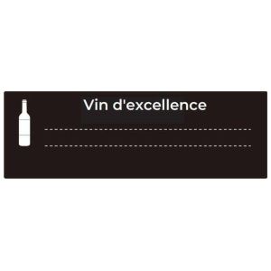Lot de 5 Étiquettes Winelabel "Vin d'Excellence"